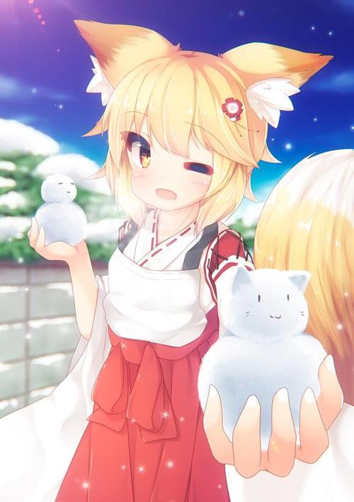 贤惠幼妻狐仙小姐:小狐仙精美插画分享,聪明又贤惠