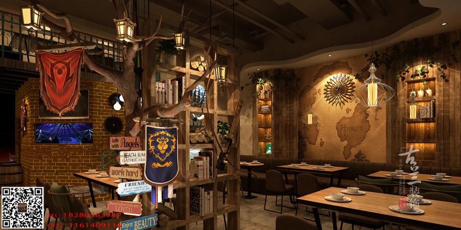 《炉鱼部落主题烤鱼店》成都特色餐厅设计,成都餐厅装修,成都餐厅装修