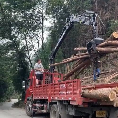 抓木机夹木器农用车加装夹木器抓木头机器随车抓木夹木器