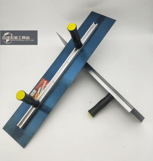 双手柄不锈钢抹子刮腻子刮板批墙找平批灰刀工具铝合金大板抹泥刀 双