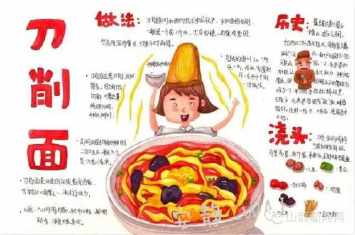 山西面食文化手抄报