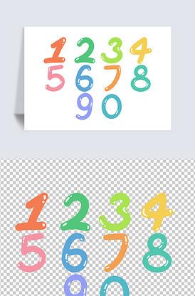 阿拉伯数字 卡通图片素材_阿拉伯数字 卡通模板下载