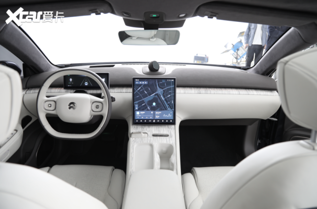 2021年上海车展:蔚来et7实车内饰发布