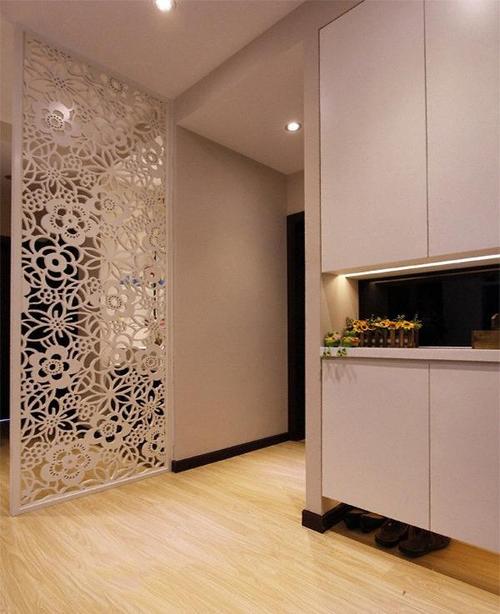 现代简约风格玄关隔断装修图片现代简约风格进门玄关鞋柜图片效果图