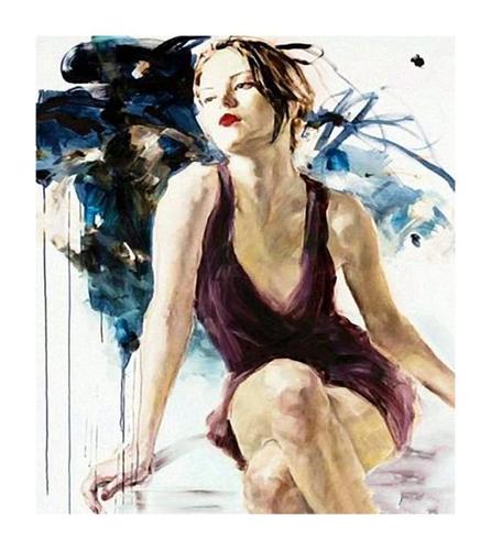 女性激情——韩国女画家油画作品欣赏
