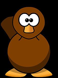 卡通鸭嘴兽 platypus