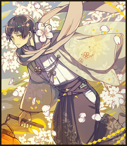 本田菊 黑塔利亚 aph pixiv p站搬运侵删 唯美 头像 背景 和风 和服