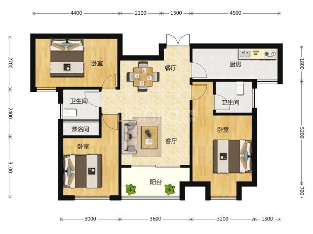 德杰状元府邸户型图