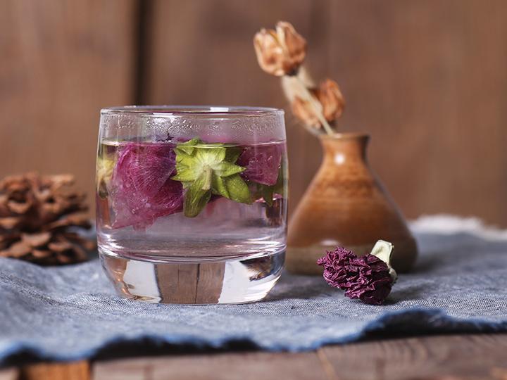 紫罗兰花茶 紫罗兰茶 紫罗兰 干花清新口气 清新口气花草茶 罐装