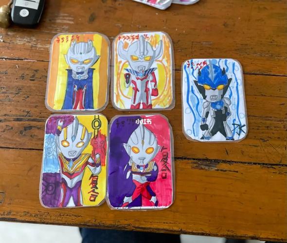 纯手工绘制奥特曼卡片_奥特曼_绘画_暑假_奥特曼卡片