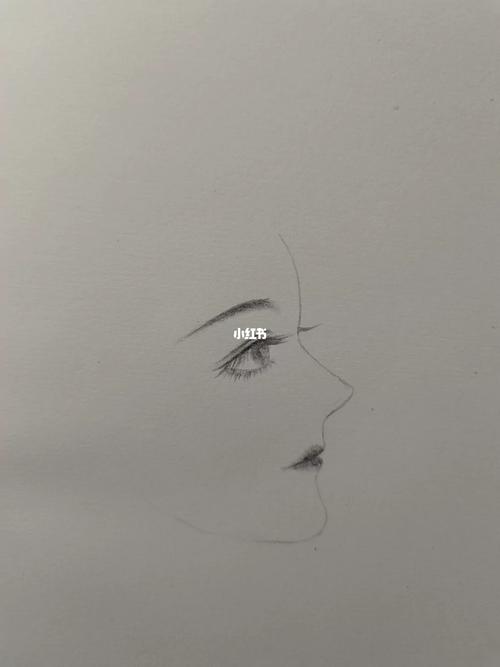 古风女侧脸_古风_文化_绘画