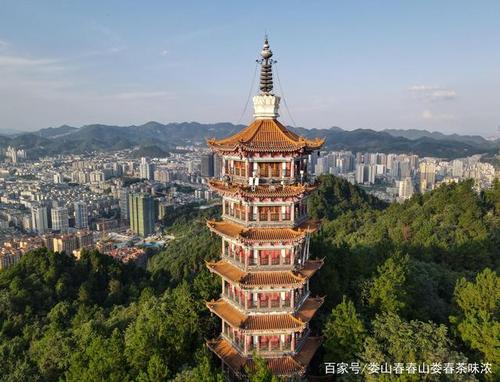 贵州遵义标志性建筑物:凤凰楼