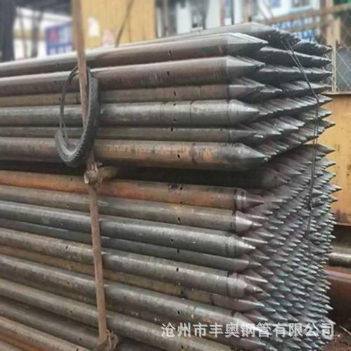 厂家直供隧道用无缝注浆钢管 20#注浆管 梅花注浆管 隧道用钢花管