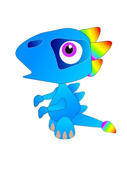 天炎战龙简笔画怎么画