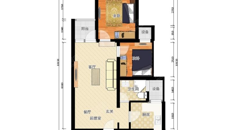 锦江城市花园三期户型图