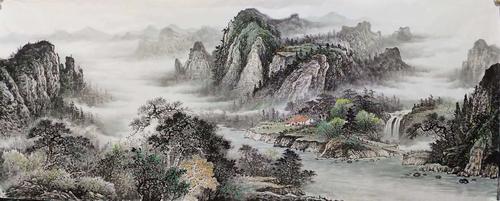 其它 名家|中国山水画欣赏 写美篇 韦盛胜老师山水作品 小六尺写意