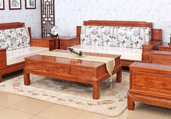 "简迪非洲花梨木软体沙发"红木家具及价格