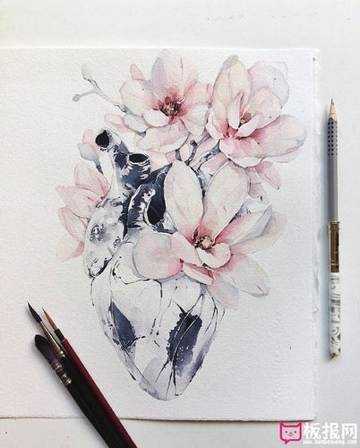 漂亮的水彩画图片,唯美水彩