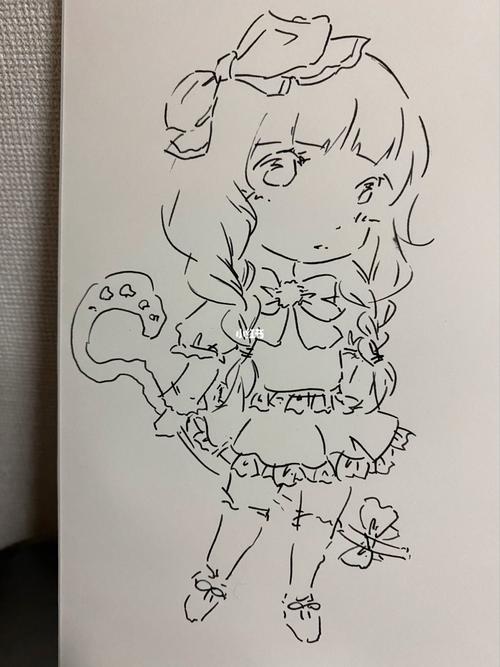 简笔画|魔法小少女_简笔画_教程_简笔画教程_文化_绘画