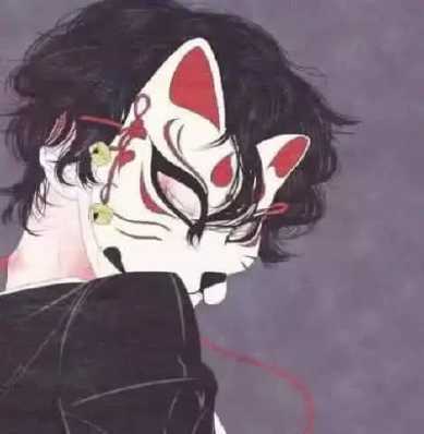 古风戴面具情侣头像男生头像图片大全