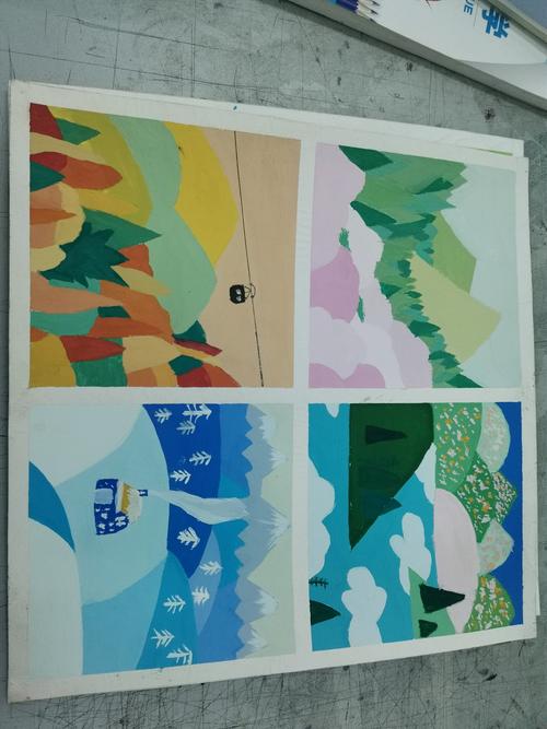 色彩构成|插画|艺术插画|z14144422 - 临摹作品