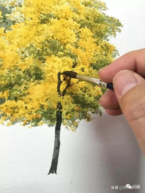 点点点水彩画树竟然如此简单