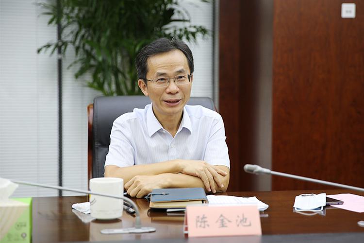 周金阳对陈金池和督导组的肯定和指导表示感谢.