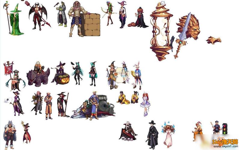 《dnf》2018万圣节全npc外观展示 修武器的大妈真的是