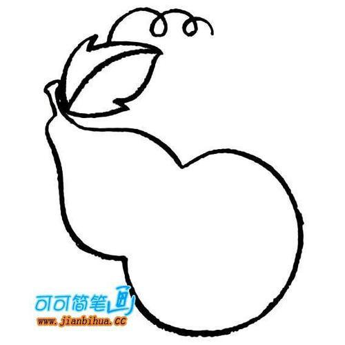 葫芦的叶子图片简笔画图片大全大树简笔画图片