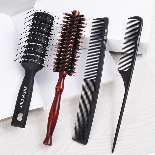 套装男士排骨卷发理发店梳子用油美发造型