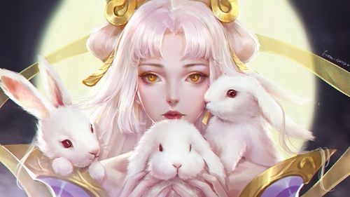 王者荣耀 嫦娥 - 堆糖,美图壁纸兴趣社区