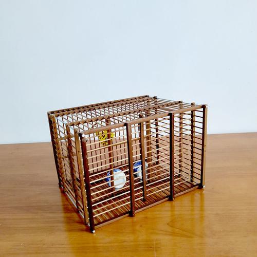 特价竹子鸟笼绣眼鸟笼黄鸟笼靛颏红子玉鸟鸟笼竹子鸟笼长方形鸟笼