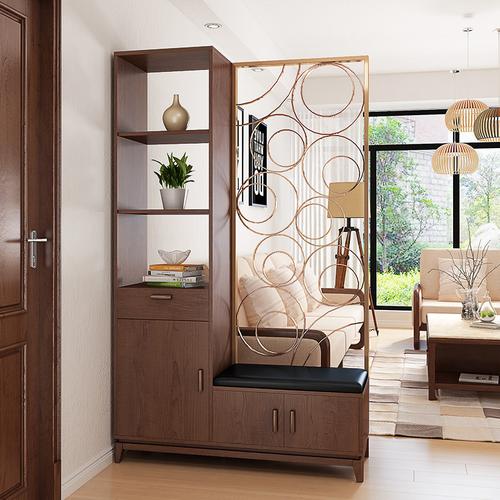 北欧玄关柜隔断柜进门鞋柜多功能门厅柜简约现代屏风客厅柜间厅柜