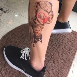猴年专门设计 流氓猴男女款方式纹身贴