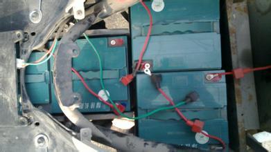 电动车电瓶安装位置