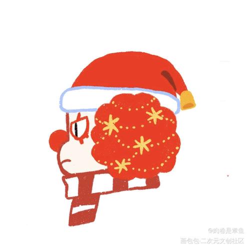 裘克圣诞表情包_第五人格裘克表情包红发帽子绘画作品