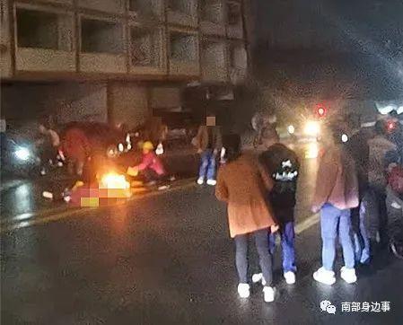 痛心突发车祸南部一老人被撞身亡