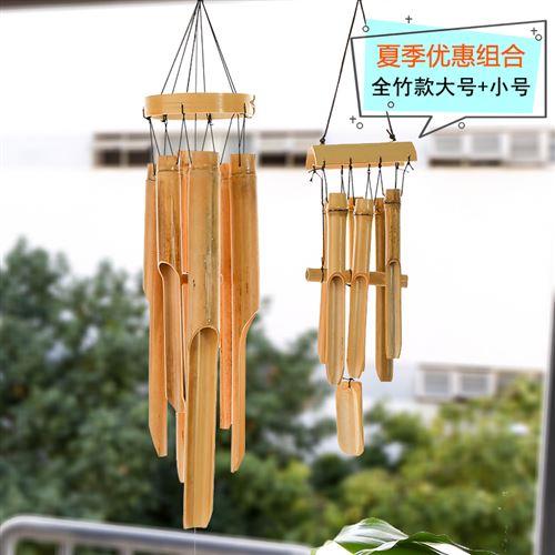 铃挂饰日式和风中式风铃创意风铃手工制作季店酒饰夏装竹风铃