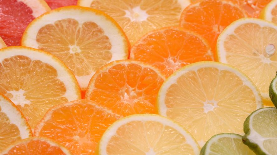 甜美水果柑橘橙子唯美高清桌面壁纸高清大图预览1920x1080_设计创意