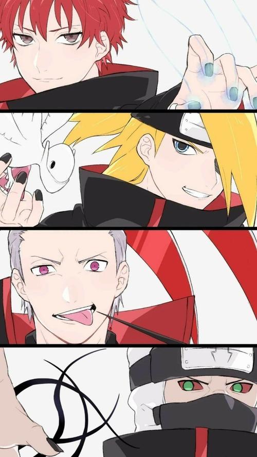 宇智波鼬,带土,漩涡鸣人,雏田,迪达拉,天道佩恩