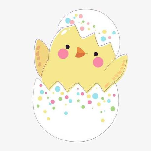 破壳小鸡卡通图片