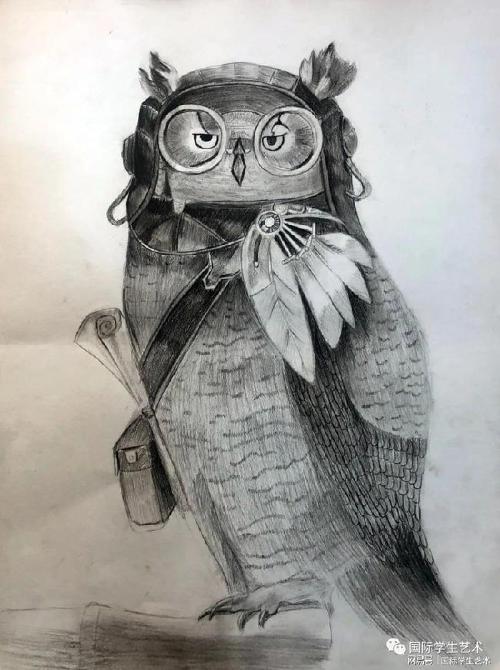 赛事丨2022美国国际儿童猫头鹰艺术大赛作品征集中