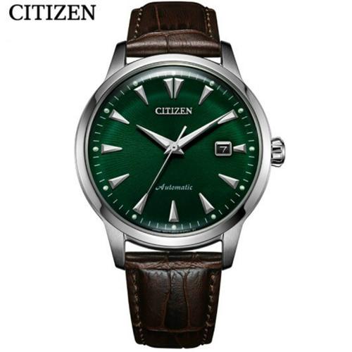 国行西铁城citizen手表自动机械日显蓝盘钢带时尚休闲男表nk000885l