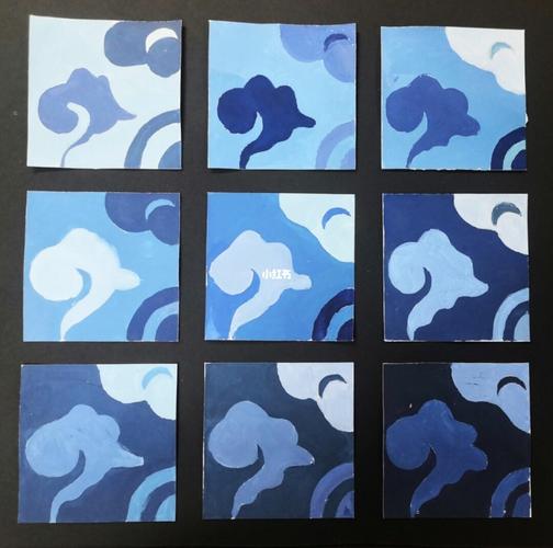 【色彩构成】明度九调