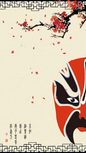 中国风脸谱背景,来自爱设计