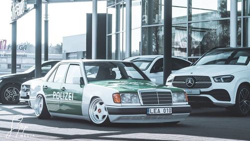 benz w124 e级汽车改装,这涂装不错_奔驰e级论坛_手机汽车之家