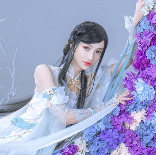 游戏角色cosplay,古装美女气质优雅