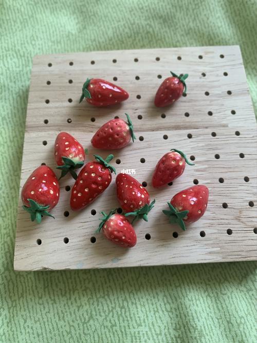 粘土草莓91促销价909.9一盒_粘土_草莓_兴趣爱好