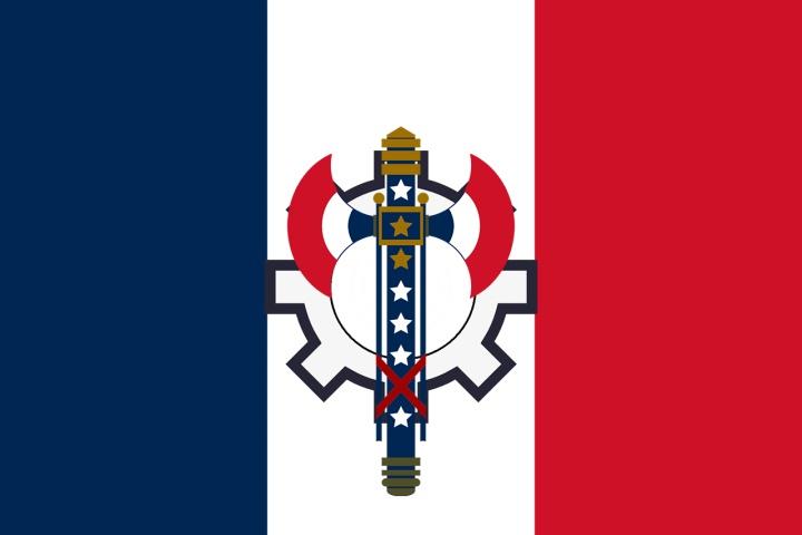 官方语言:法语 信仰:无神论,索雷尔主义,天主教,末来主义(非法) 国旗