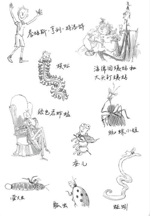 詹姆斯与大仙桃简笔画